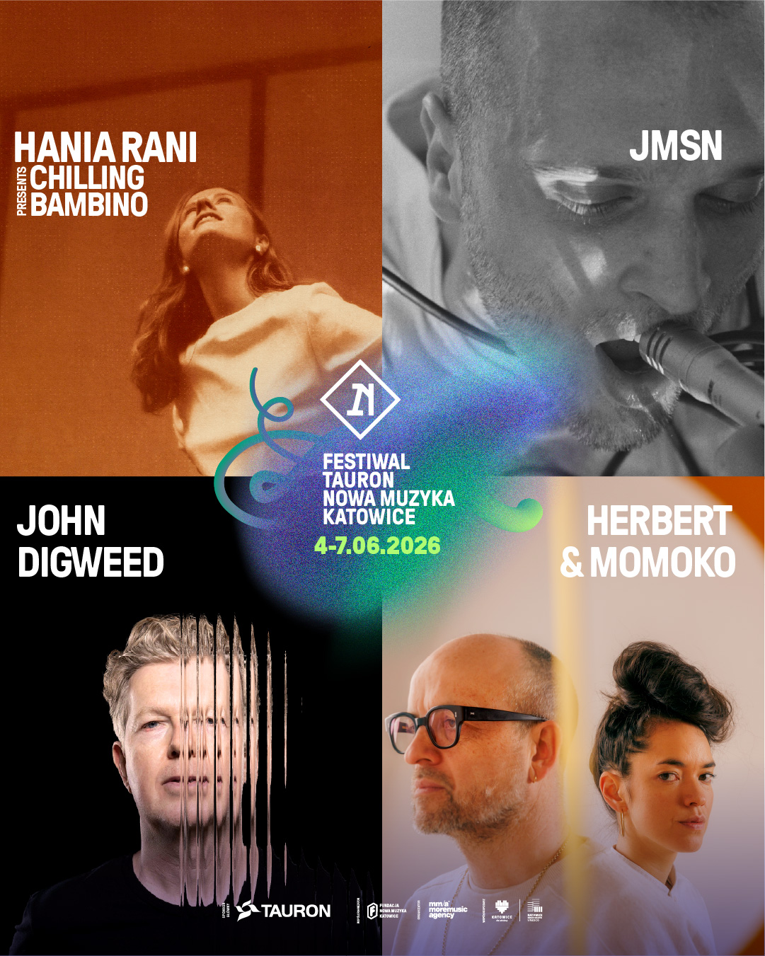 TNMK 2026 - Kolaż 4 artystów (4:5)