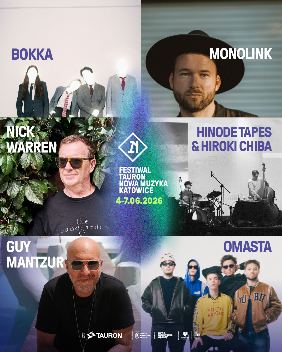 TNMK 2026 - Kolaż 6 artystów (4:5)