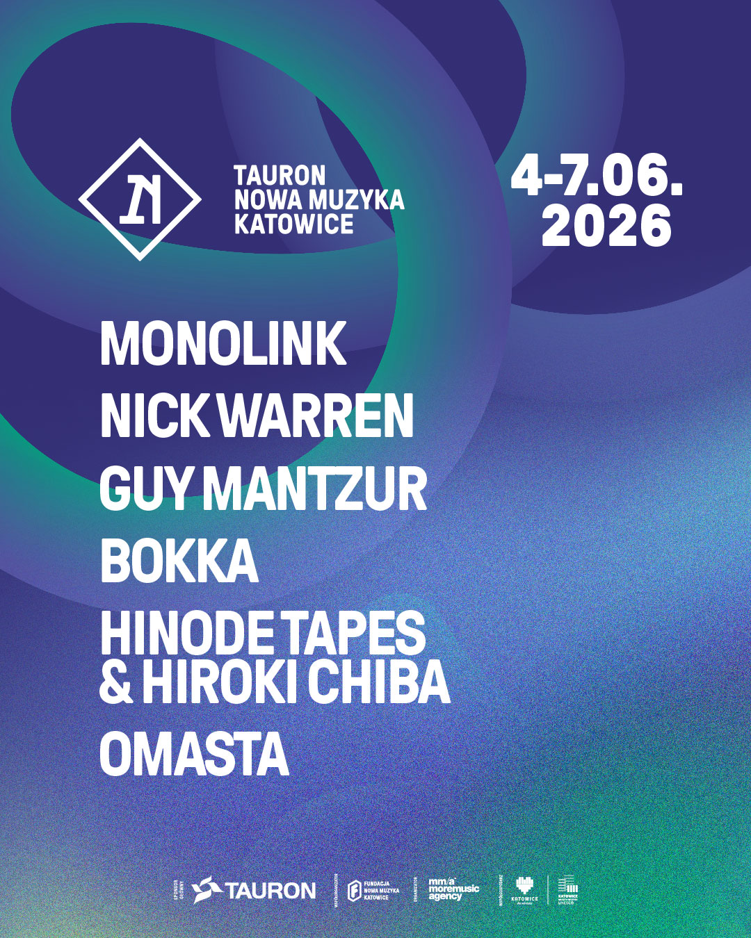 TNMK 2026 - Lineup 6 artystów (4:5)